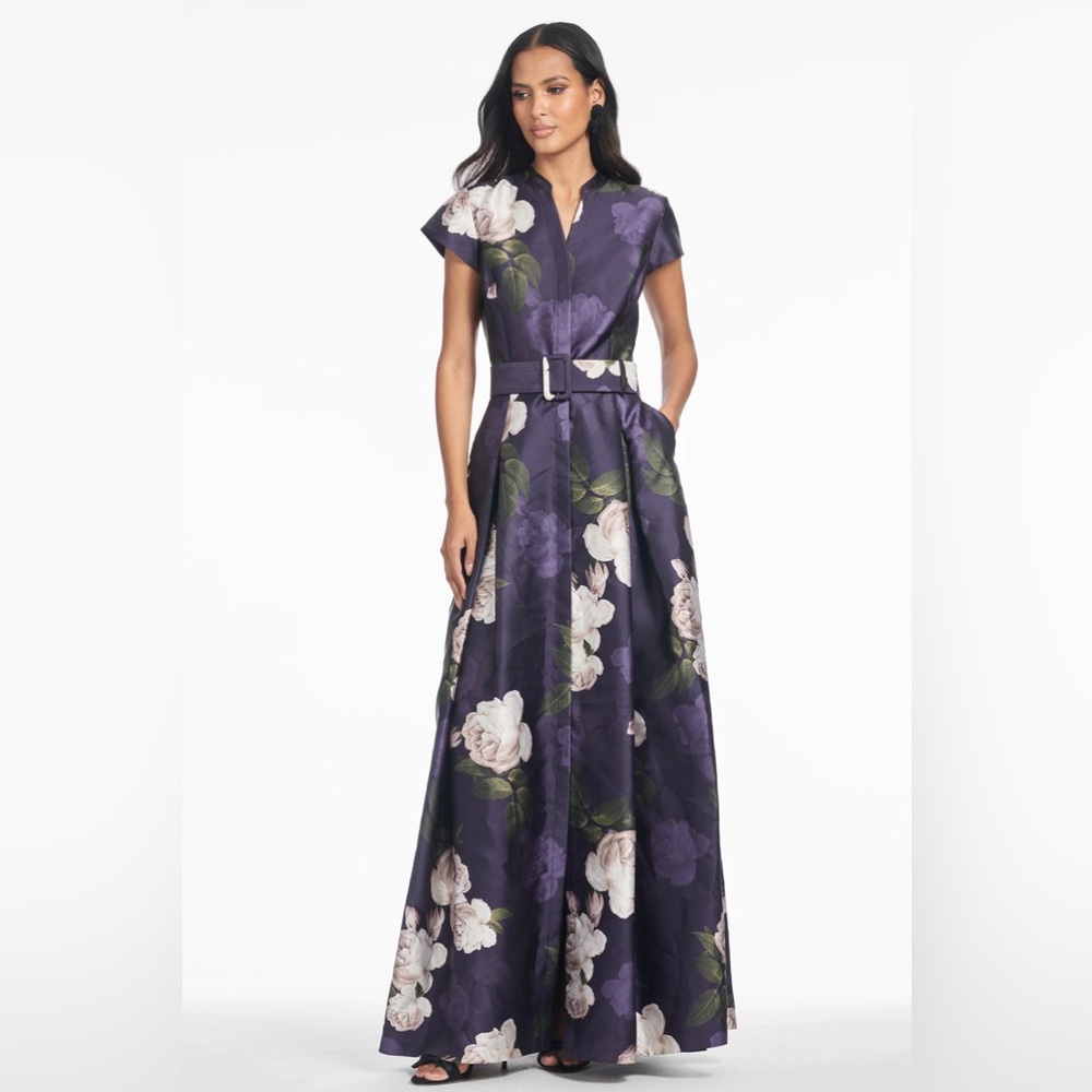 SACHIN & BABI Marta Gown Floral A-Line Maxi Dress - Picture 1 of 14